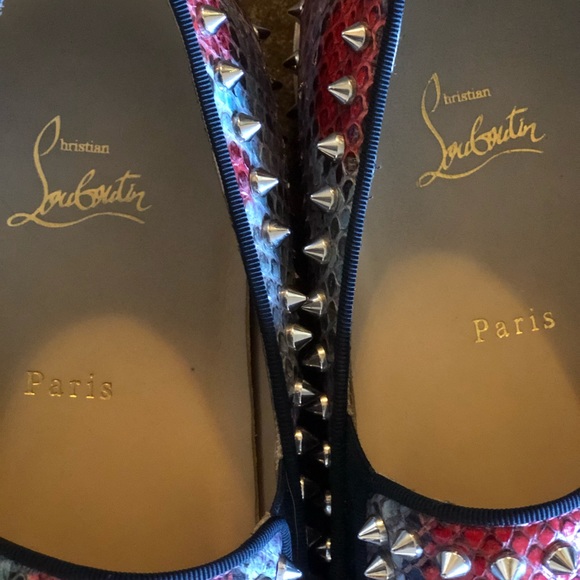 Christian Louboutin: Size 11 Red bottom loafs - Picture 2 of 5